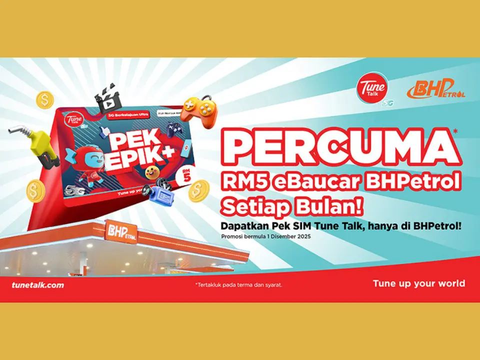 Tune Talk 2026 New Promotion - RM5 e-Brochure at BHP Petrol