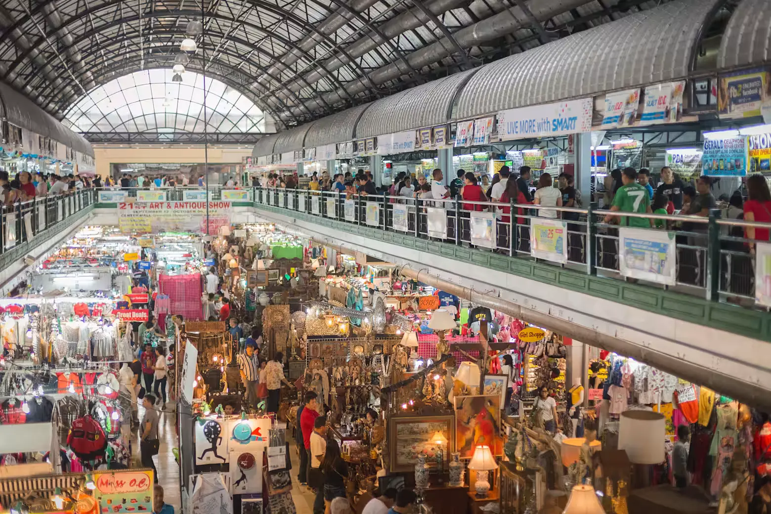 Shoppers in Greenhills Shopping Center