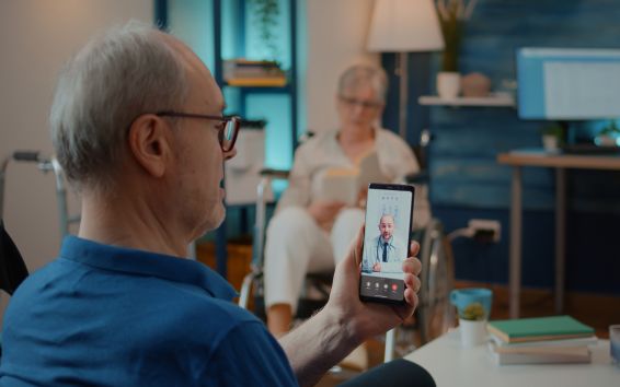 elderly consult doctor from home