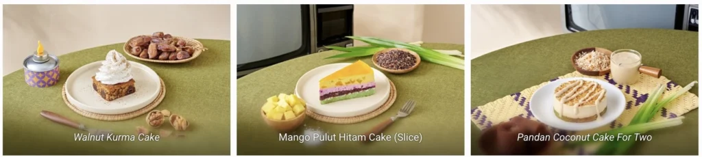 Coffee Bean Ramadan menu